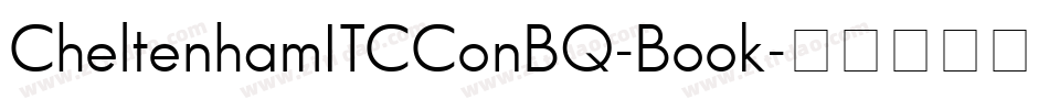 CheltenhamITCConBQ-Book字体转换