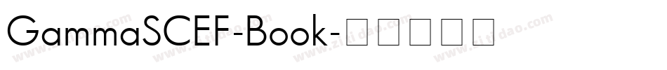 GammaSCEF-Book字体转换