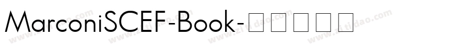 MarconiSCEF-Book字体转换