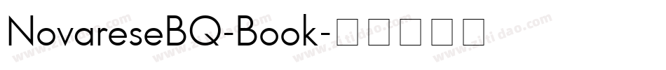 NovareseBQ-Book字体转换