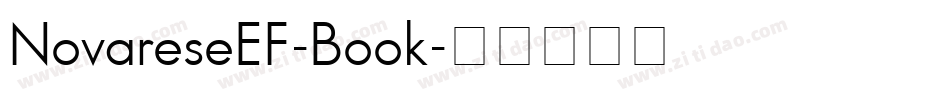 NovareseEF-Book字体转换