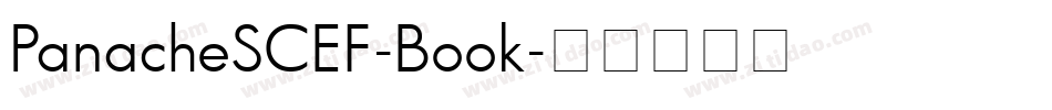 PanacheSCEF-Book字体转换