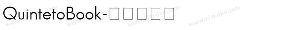 QuintetoBook字体转换