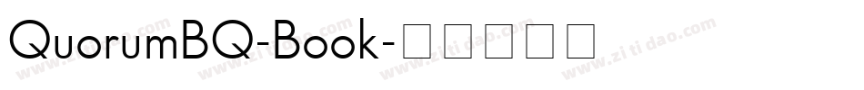 QuorumBQ-Book字体转换