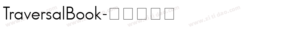TraversalBook字体转换