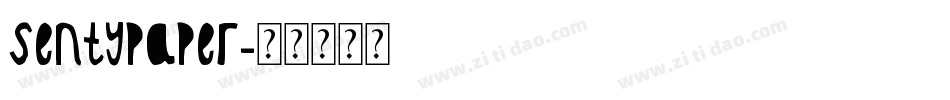 sentypaper字体转换