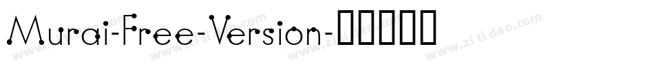 Murai-Free-Version字体转换