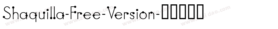 Shaquilla-Free-Version字体转换