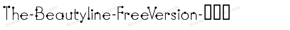 The-Beautyline-FreeVersion字体转换