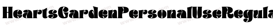 HeartsGardenPersonalUseRegular-Lgp4字体转换