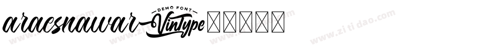 araesnawar字体转换