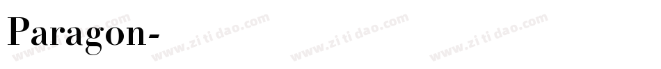 Paragon字体转换