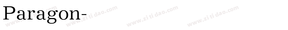 Paragon字体转换