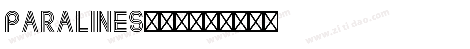 Paralines手机版字体转换