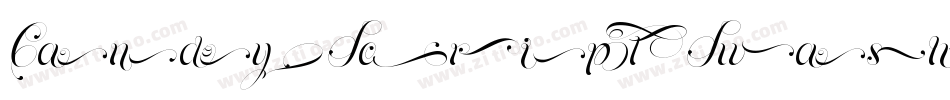 CandyScriptSwash字体转换