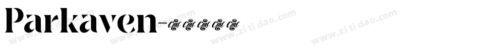 Parkaven字体转换