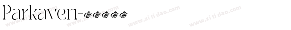 Parkaven字体转换