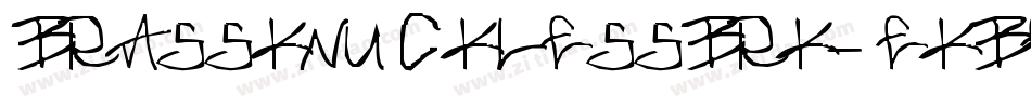 BrassKnuckleSsBrk-eKBe字体转换