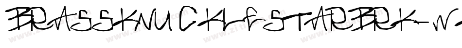 BrassKnuckleStarBrk-WK3V字体转换