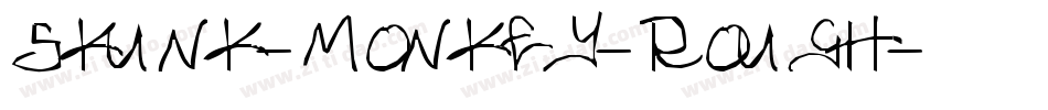 Skunk-Monkey-Rough字体转换