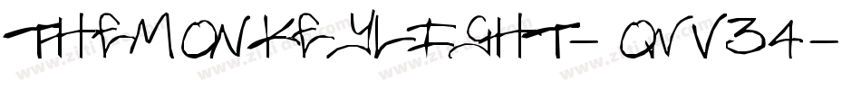 TheMonkeyLight-owv34字体转换