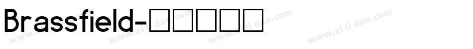 Brassfield字体转换