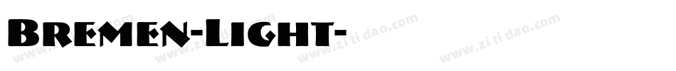 Bremen-Light字体转换