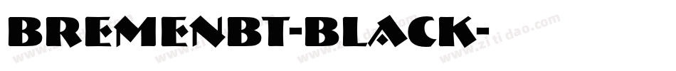 BremenBT-Black字体转换