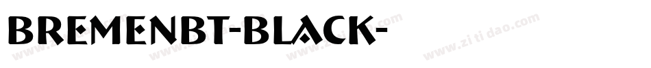 BremenBT-Black字体转换