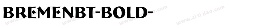 BremenBT-Bold字体转换