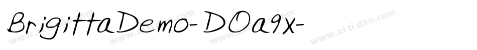 BrigittaDemo-DOa9x字体转换