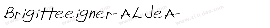Brigitteeigner-ALJeA字体转换