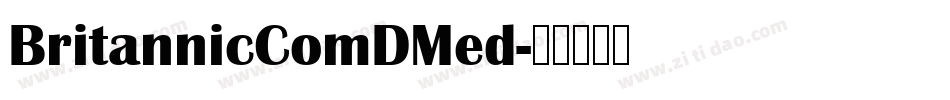 BritannicComDMed字体转换