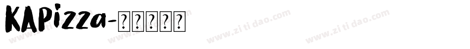 KAPizza字体转换