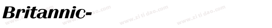 Britannic字体转换 Britannic字体转换