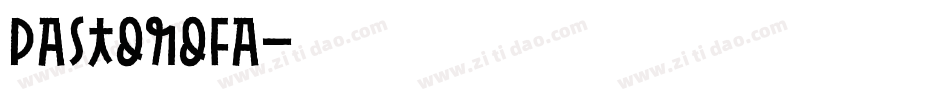 PASTOROFA字体转换