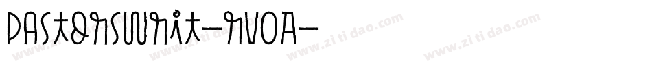 Pastorswrit-Rv0A字体转换