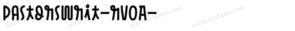 Pastorswrit-Rv0A字体转换
