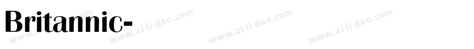 Britannic字体转换 Britannic字体转换