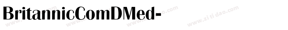 BritannicComDMed字体转换