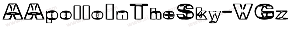 AApolloInTheSky-VGzGl字体转换