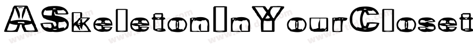 ASkeletonInYourCloset-gDW6字体转换