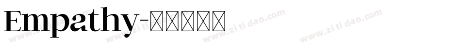 Empathy字体转换