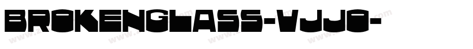 Brokenglass-vJJO字体转换
