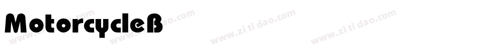 MotorcycleBoldItalic-zDY1字体转换