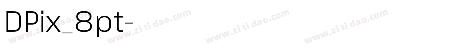 DPix_8pt字体转换