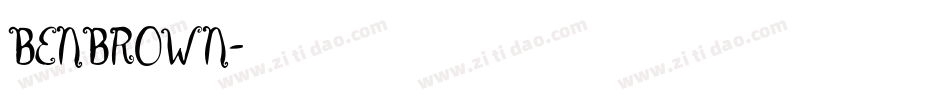 BENBROWN字体转换
