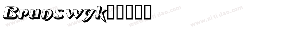 Brunswyk字体转换