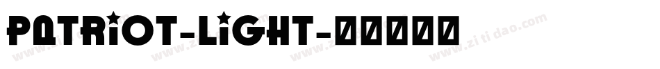 Patriot-Light字体转换