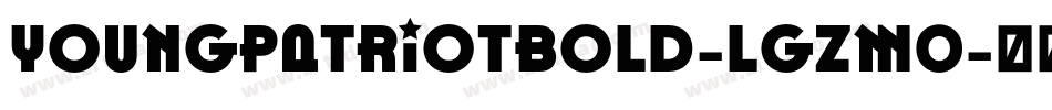 YoungPatriotBold-lgZM0字体转换